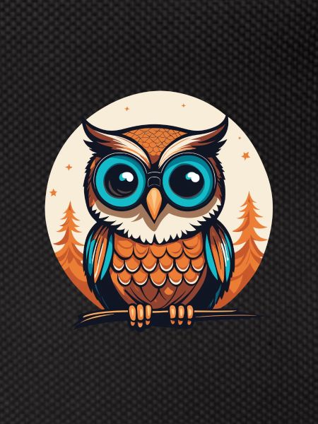 Owl Christmas Drawing
