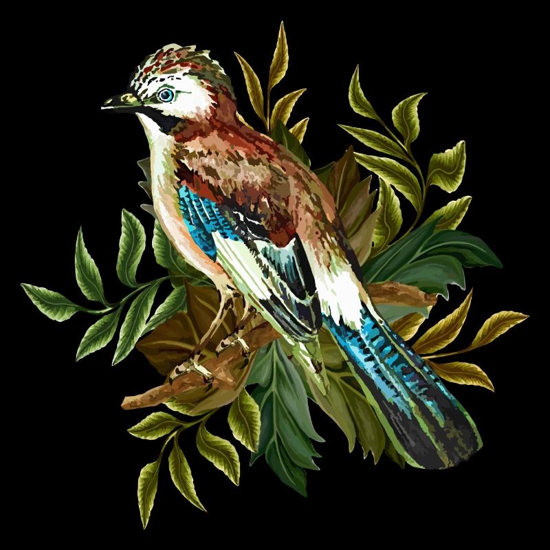 Bunter Vogel