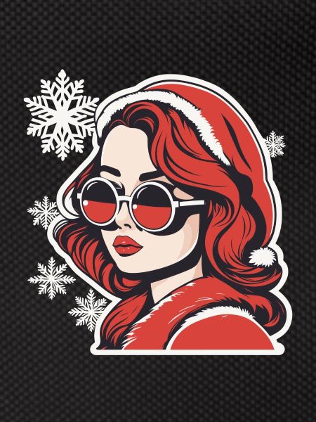 Dessin de Noël fille