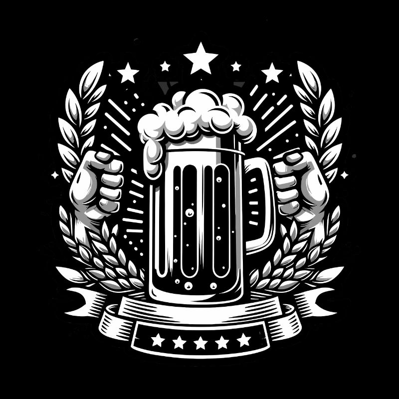 Bier: Schwarz-Weiß