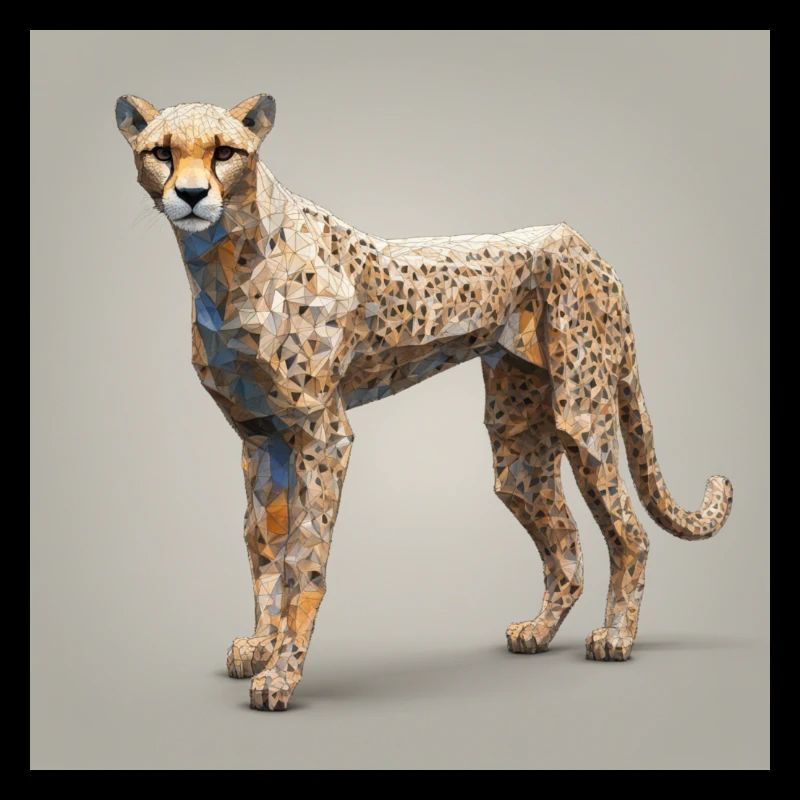 Low Poly Gepard