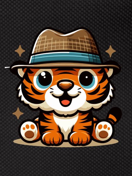 Mignon bébé tigre