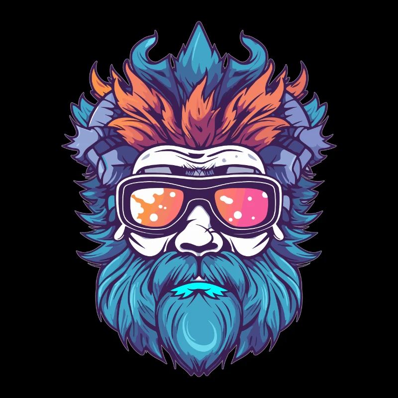 Mann König Brille