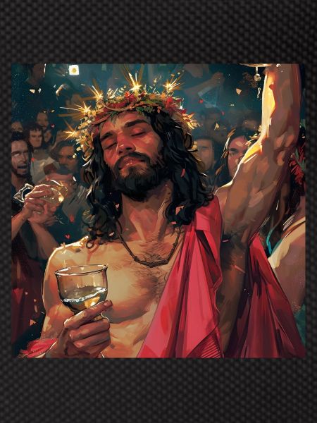 Jesus celebrates