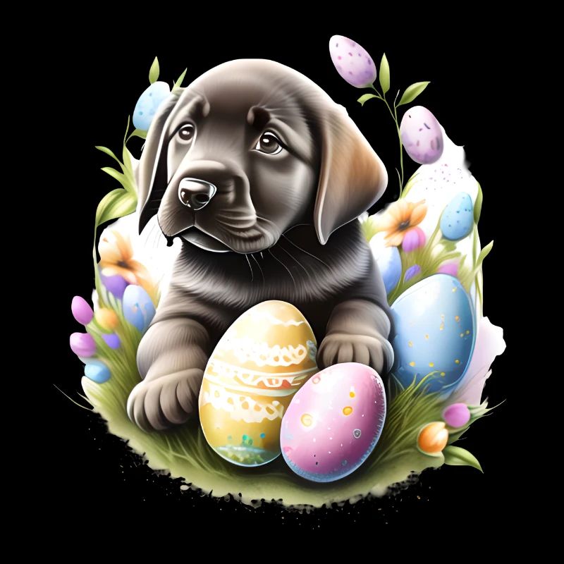 Easter Labrador Puppy Labrador Retriever