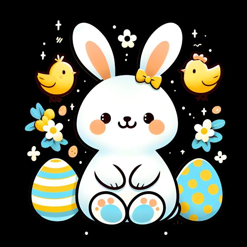 Cute easter bunny