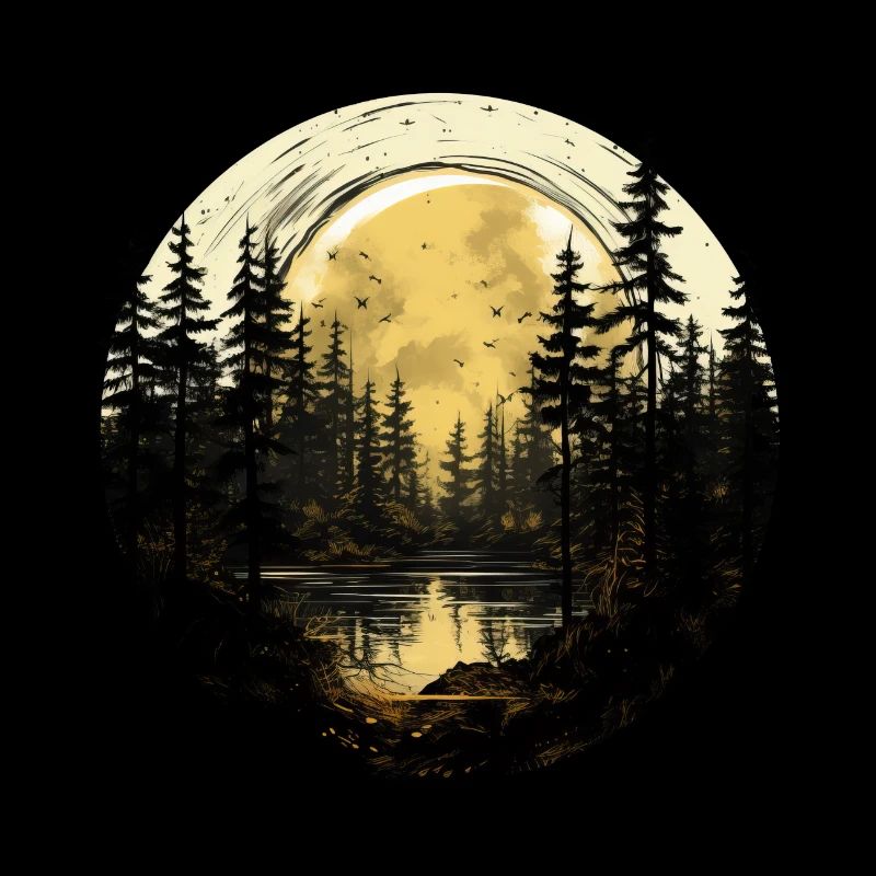Nuit dans la forêt