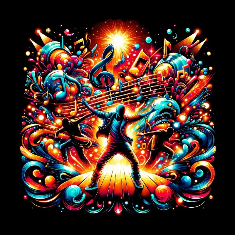 Rhythmic Bliss: Dynamic Music & Dance Art