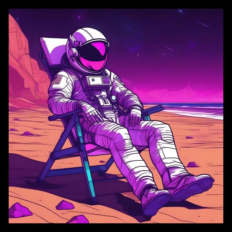 Astronaut on Mars