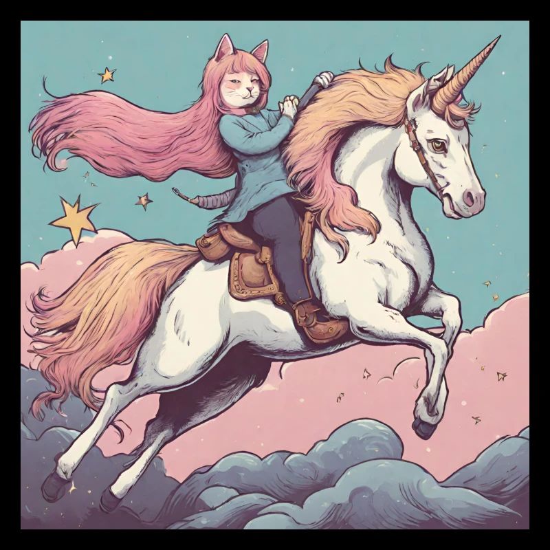 Katzen Einhorn