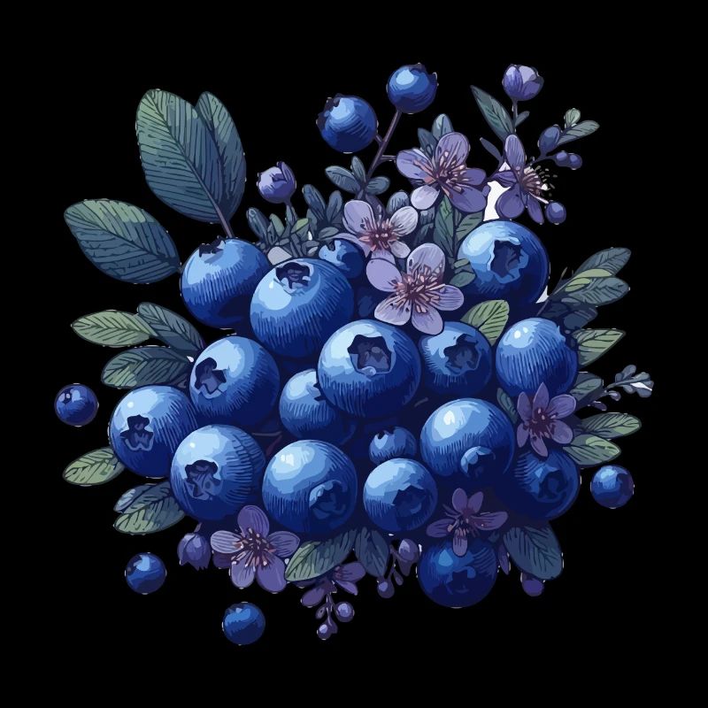 Bouquet de myrtilles