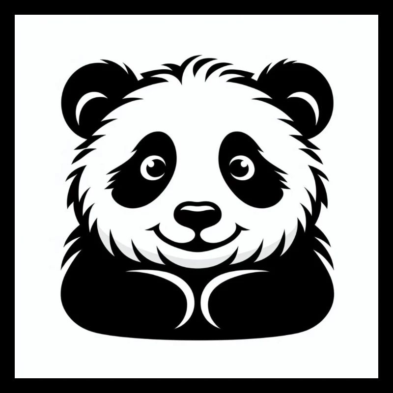 Fröhlicher Pandabär