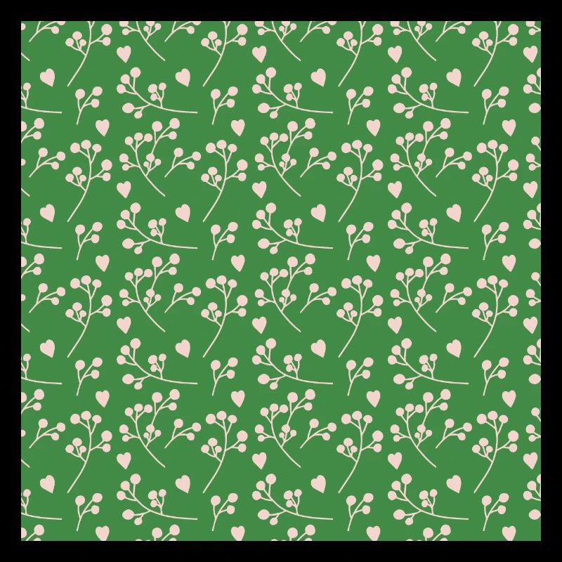 Blume-Blatt-Muster Flower Leaf Pattern