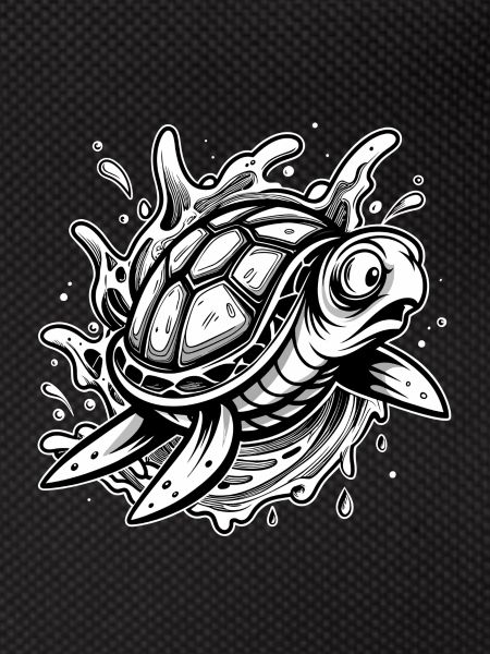 Frightened Turtle