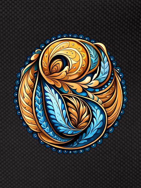 Paisley Pattern Mandala