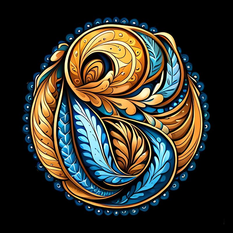 Paisley Pattern Mandala