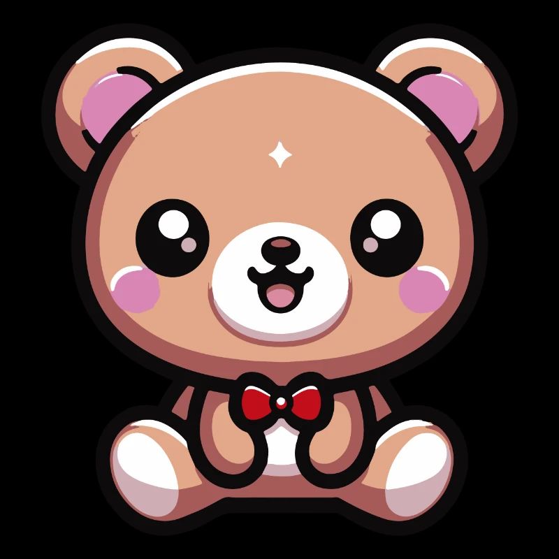 Cute Kawaii Teddy Bear 2