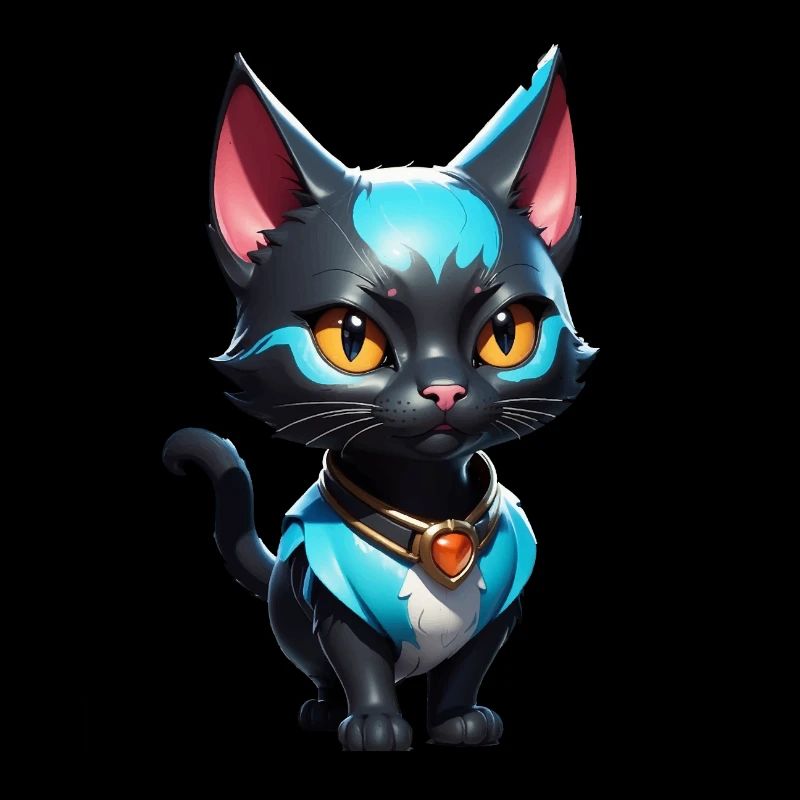 Chat Bande Dessinée Mignon