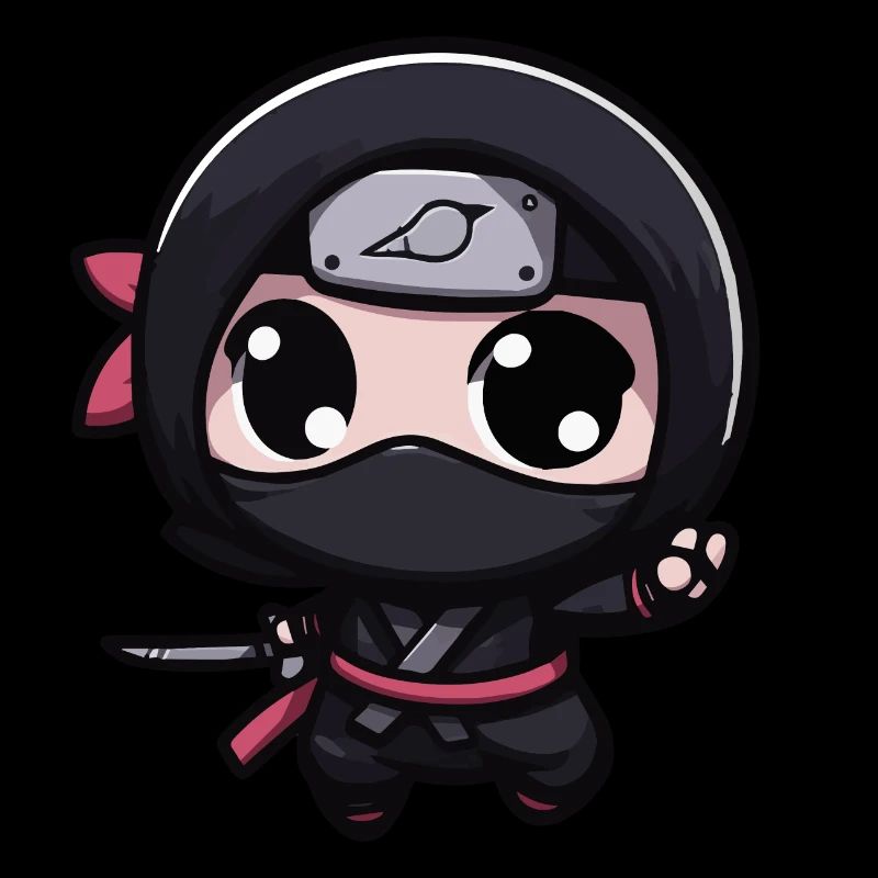 Mignon Kawaii Chibi Ninja