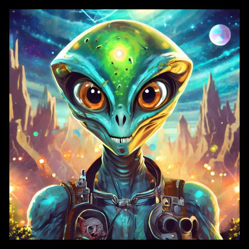 Glühwürmchen Alien Lustige Figur 28830