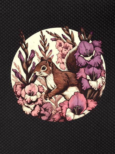 Gladiolen-Eichhörnchen