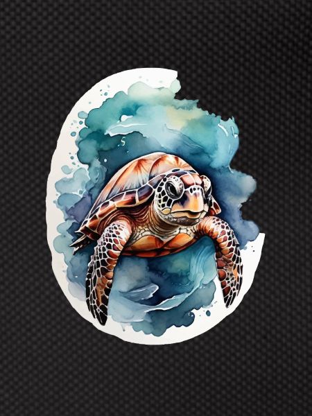 Sea's turtle under water