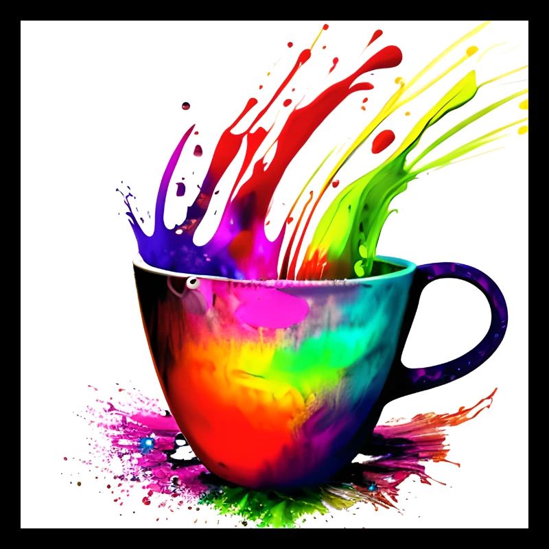 Tasses à café colorées 28