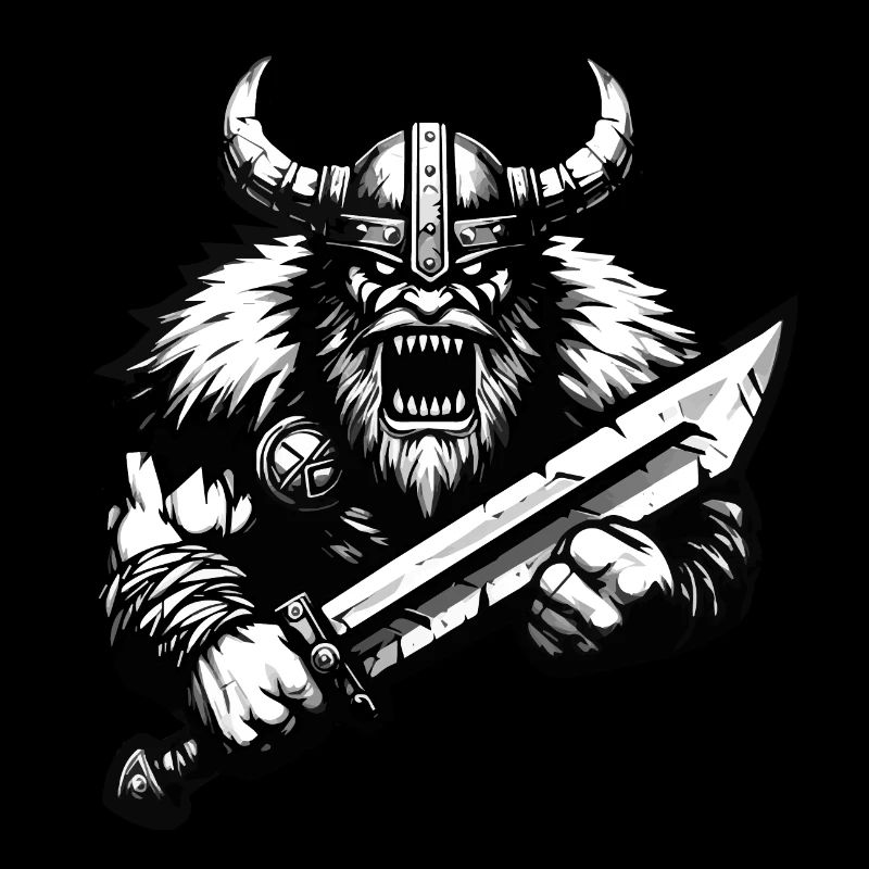 Mächtiger Wikingerkrieger Version 3