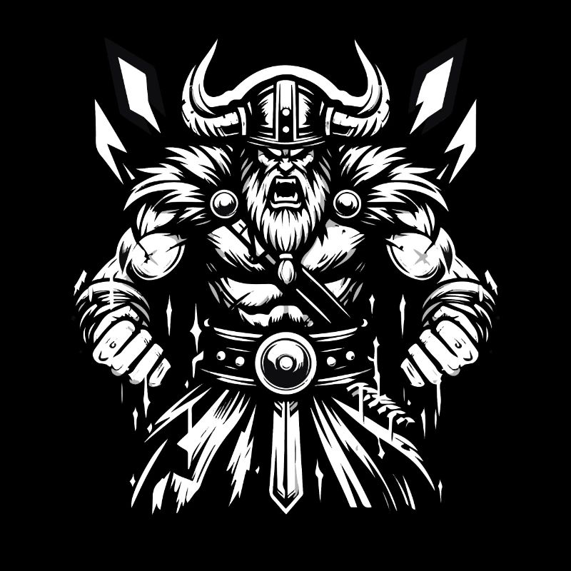 Mächtiger Wikingerkrieger Version 2