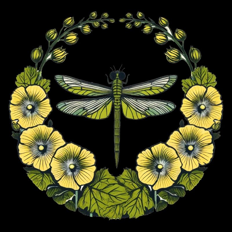 Libellule verte