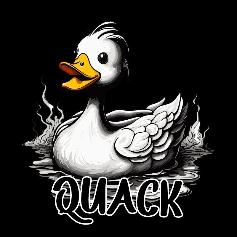 Canard en caoutchouc / Canard en caoutchouc / Eau / Baignoire