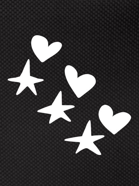 Hearts Stars Pattern Icon