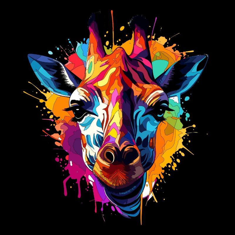 Abstraktes Giraffendesign - Arte Moda