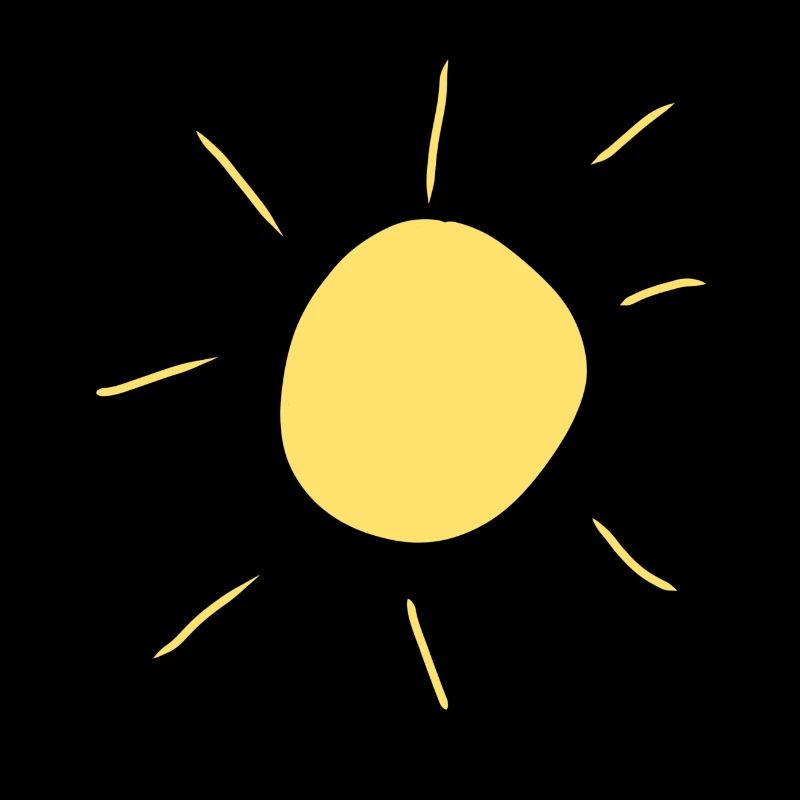 sonne symbol wetter sommer gelb