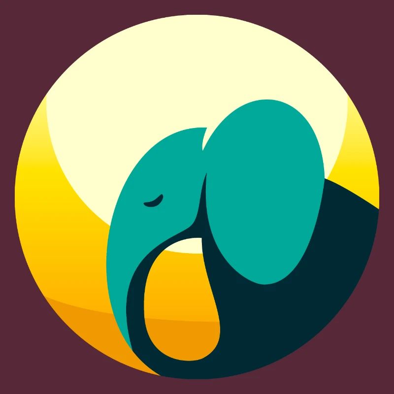 Éléphant abstrait