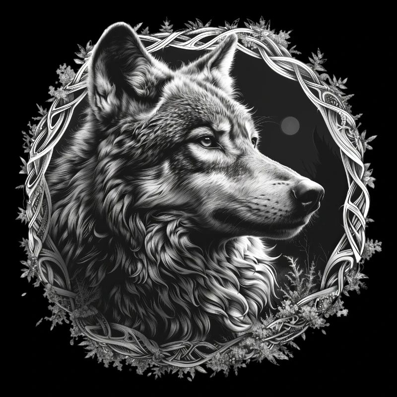 Loup Vikings Celtes Fenriswolf Fenris