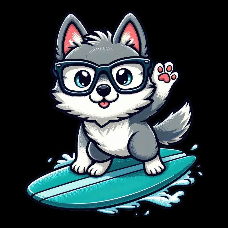 Le loup des vagues