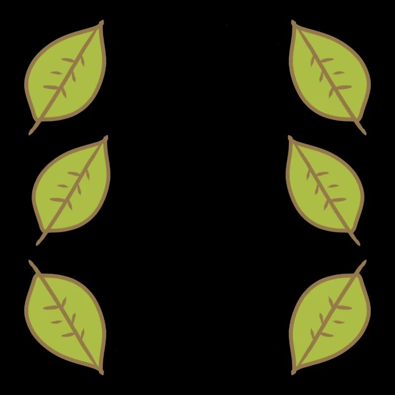 Pattern Leaf Leaves Frame Nature