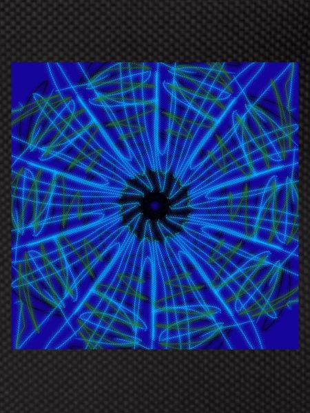 Blue abstract design