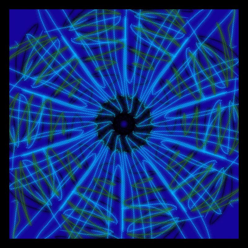Blaues abstraktes Design