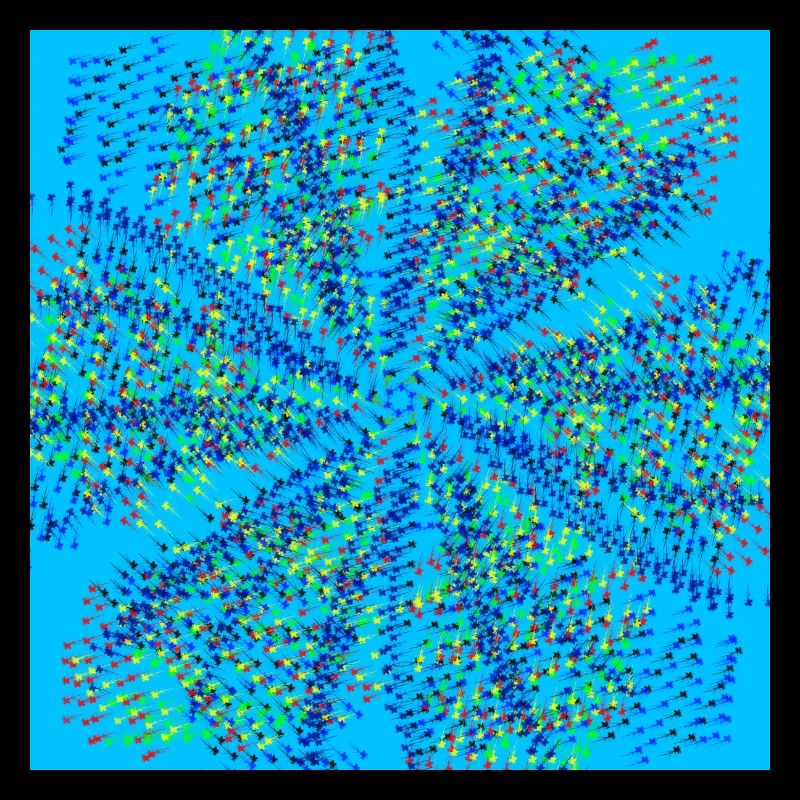 Moulinet bleu clair
