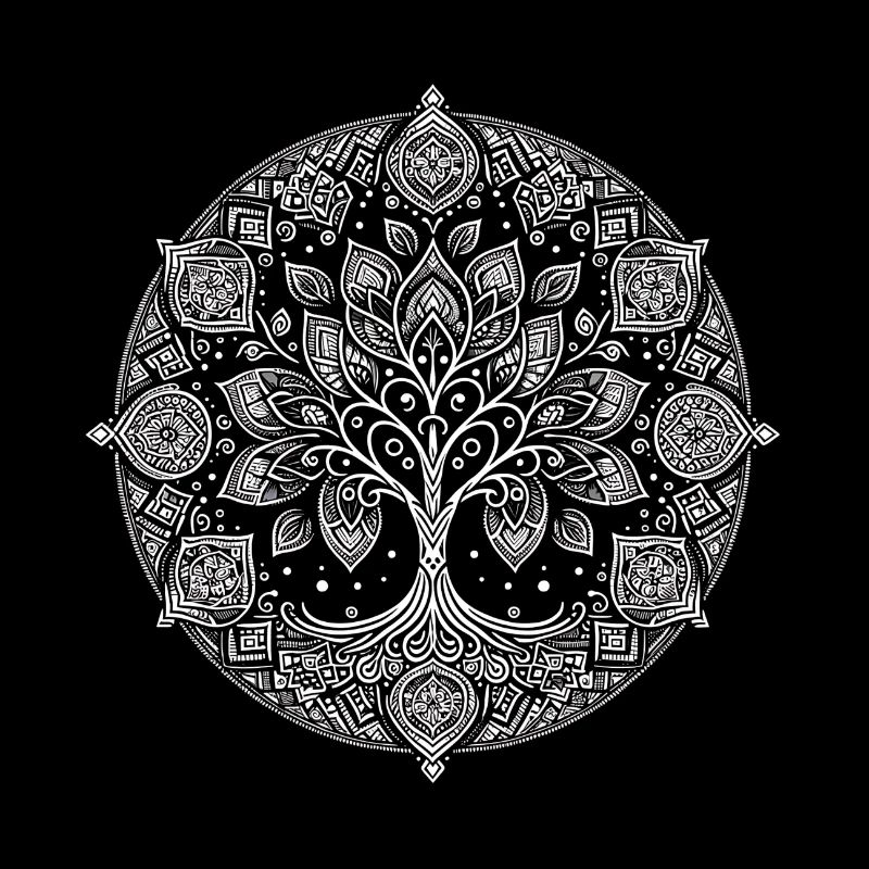 Yggdrasil Mandala Baum