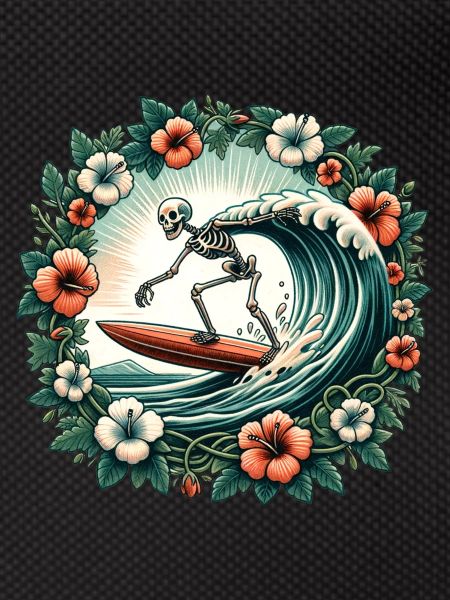 Surfing Skeleton