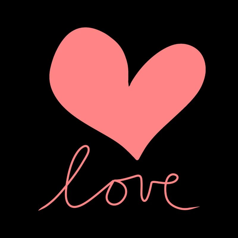 rosa herz liebe symbol