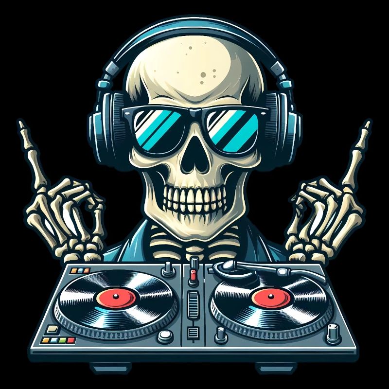 Squelette de DJ