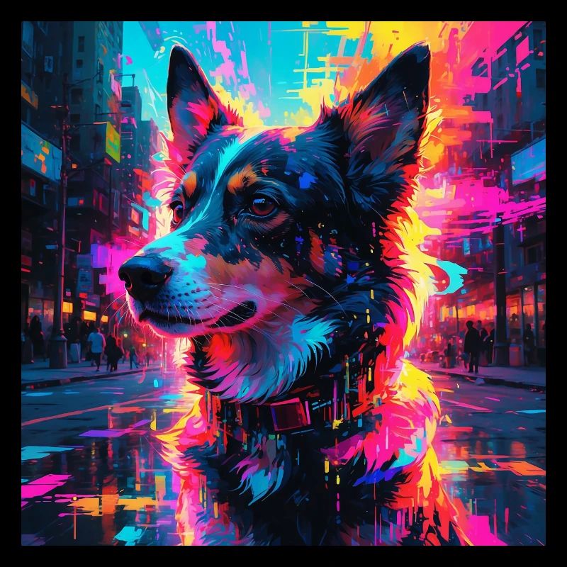 Neon Hund