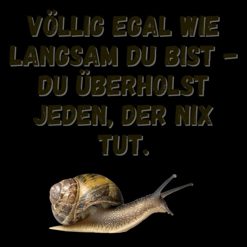 Völlig egal, wie langsam Du bist...