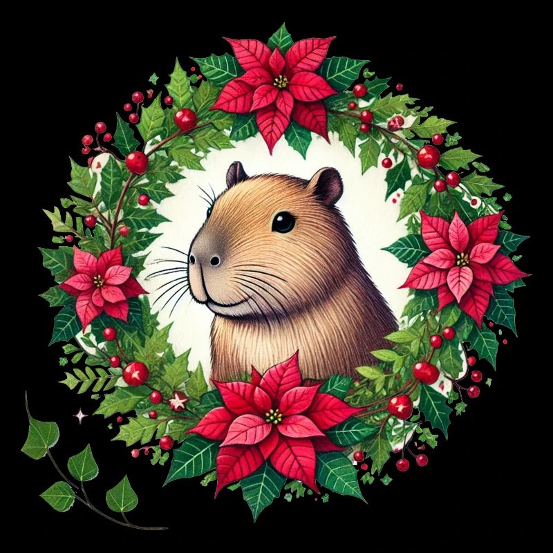 Christmas Capybara