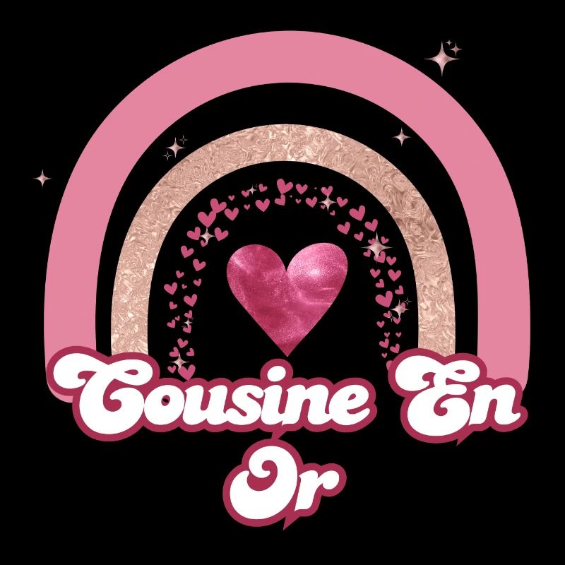 Rose Rainbow Gold Cousin - Cousine Gift