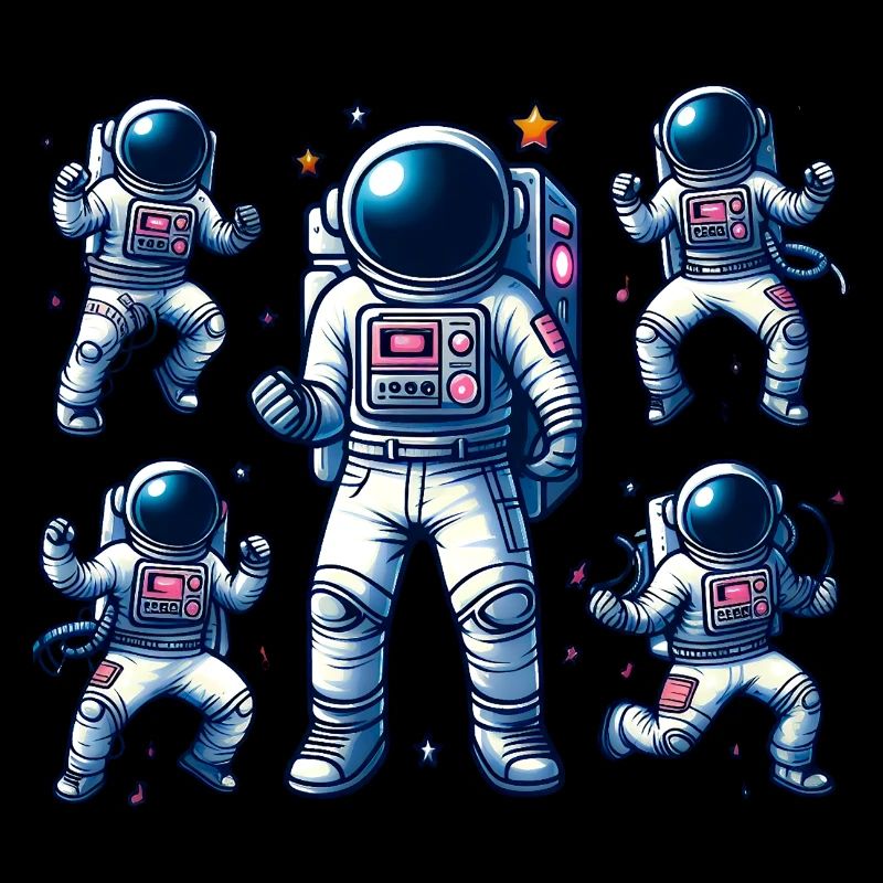 Raumfahrt - Astroanut Moon Planet